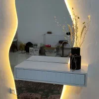 آینه دکوراتیو LED دار با باکس مگنتی|آینه|کرمانشاه, |دیوار