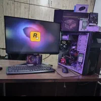 کیس کامپیوتر گیمینگi5رم16گرافیک8+ssd+لوازم