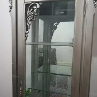 گنجه یا بوفه نقره ای|بوفه، ویترین، کنسول|مشهد, آزادشهر|دیوار