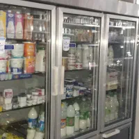 یخچال 3درتمام استیل ویترینی.