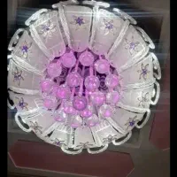 لوستر سقفی کریستال‌آهنگ دار2کنترله