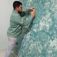 نقاشی ساختمان پتینه کاری میکروسمنت گروه آرت فیکس|خدمات پیشه و مهارت|صدرا-فارس, فاز ۱|دیوار