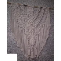 دیوار کوب مکرومه