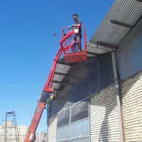 جرثقیل نیسان و سبد بالابر