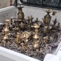 سمساری لوستر ضایعاتی.اینه وشمعدان