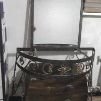 میز آرایشی آیینه دار همراه دوتا عسلی ست(فرفوژه ای)