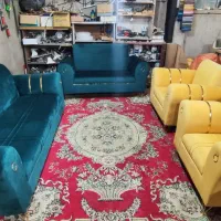 مبل هفت نفره نو بقیمت تولیدی|مبلمان خانگی و میز عسلی|سلامی, |دیوار