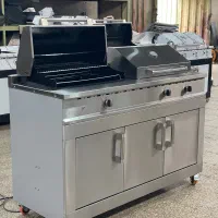 باربیکیو ذغالی و گازی ۱۶۰ تمام استیل