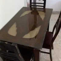 میز و صندلی غذاخوری با ۳صندلی