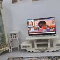 مبل نیمه استیل گنجه و میز تلویزیون