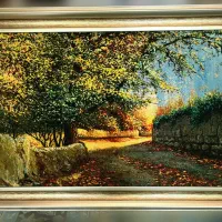 تابلو فرش دستباف قاب شده