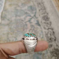 انگشتر فیروزه نیشابور تمام مغز|جواهرات|کرمان, |دیوار