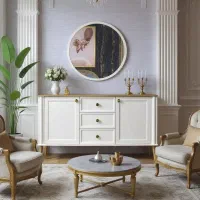 کنسول و آینه میز تلویزیون و جاکفشی ال آی|بوفه، ویترین، کنسول|اردبیل, |دیوار