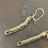 گوشواره طلا سه درصد|جواهرات|مشهد, گاز|دیوار