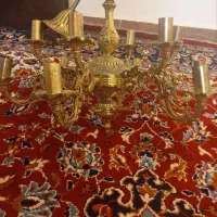 لوستر برنز ۱۲ شاخه سنگین وزن|لوستر و چراغ آویز|مشگین شهر, |دیوار