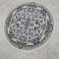 فرش گرد یک در یک درانواع رنگها و طرحها|فرش|آران و بیدگل, |دیوار