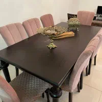 سرویس ست مبل ۵نفره و میزناهارخوری۸نفره|میز و صندلی غذاخوری|تهران, گلستان (شهرک راه آهن)|دیوار