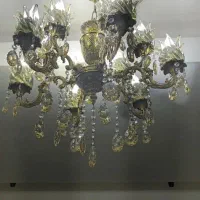 یک جفت لوستر تمام برنجی