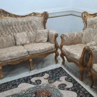 مبل استیل سلطنتی ۷نفره چوب راش