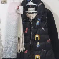 پالتو لایت آلمانی وشال بافت آلمانی نواتیکت دار