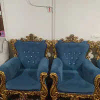مبل هفت نفره طرح سلطنتی وبوفه ست و جاکفشی|مبلمان خانگی و میز عسلی|قدس, شهر‌قدس|دیوار