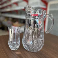 سرویس پارچ لیوان و جامیوه ای و جا شیرینی