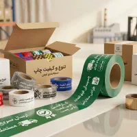 چاپ چسب پهن