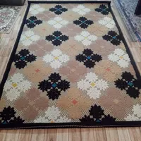 گلیم فرش چهار متری گل برجسته