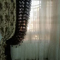 دو عدد پرده پزیرایی|پرده، رانر، رومیزی|نیشابور, شهید بهشتی|دیوار