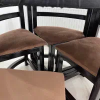 میز نهارخوری ۴نفره کمجا.کم جا گرد دایره ای|میز و صندلی غذاخوری|رشت, کوی جام جم|دیوار