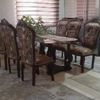 میز نهار خوری ۸نفره سالم|میز و صندلی غذاخوری|رشت, رشتیان|دیوار