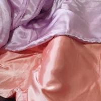 پارچه ساتن یاسی وگلبهی