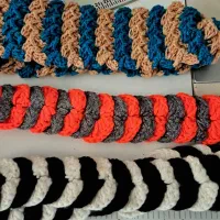 انواع تل و هدبند بافتنی