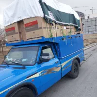 حمل بار با نیسان همراه با کارگر