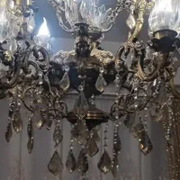 لوستر 20 شاخه ای برنج|لوستر و چراغ آویز|تبریز, |دیوار