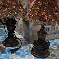 یک جفت آباژور هندی کار دست