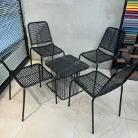 صندلی فلزی جهت کافه و رستوران