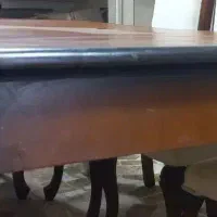 فروش میز ناهارخوری ۸نفره|میز و صندلی غذاخوری|لاهیجان, شیشه گران|دیوار