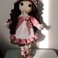 عروسک دستبافت ۴۳ سانت