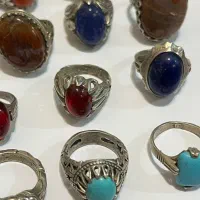 انوع انگشتر های سنگ معدنی طبیعی|بدلیجات|رشت, گلسار|دیوار