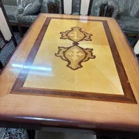 میز چوبی و صندلی ناهار خوری چهار نفره با کیفیت|میز و صندلی غذاخوری|شیراز, شریفآباد|دیوار