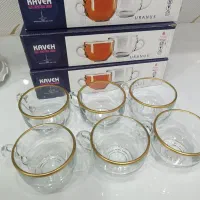 فنجان لب طلا دستی ۱۸۰|ظروف سرو و پذیرایی|دورود, |دیوار