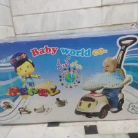 ماشین کودک دسته دار مدل pepe