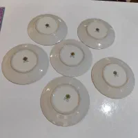 بشقاب و پیش دستی و فسنجان خوری گلسرخی قدیمی|ظروف سرو و پذیرایی|تهران, نیروی هوایی (پیروزی)|دیوار