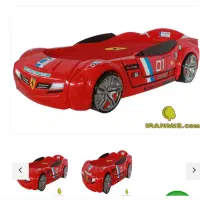 تخت و دراور کودک ماشین|اسباب و اثاث بچه|کرج, باغستان|دیوار