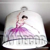 اولین بار لوستر آباژور چاپی جهت سیسمونی اتاق کودک|لوستر و چراغ آویز|مشهد, آزادشهر|دیوار