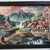 تابلو نقش منظره کاملا نو