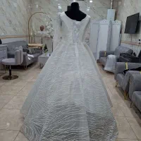 لباس عروس کاملا سالم ،دو سه بار پوشیده شده ،|لباس|ری, علایین|دیوار