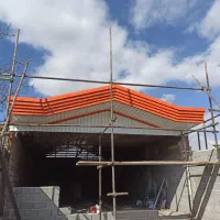 طراحی و جوشکاری سازه شیروانی و سوله