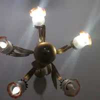 لوستر سالمو تمیز طلایی